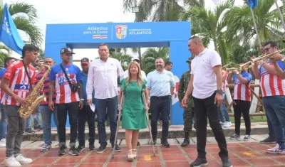 La Gobernadora Elsa Noguera.