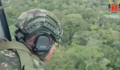 Imagen de la búsqueda aérea.