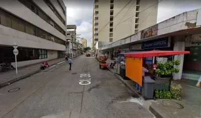 La calle 39 quedó en un solo sentido norte - sur.