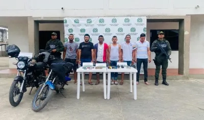 Capturados en Maicao.