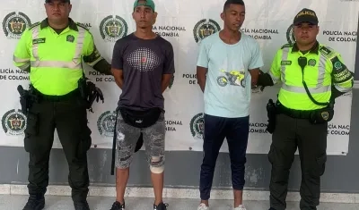 Los dos capturados por la Policía