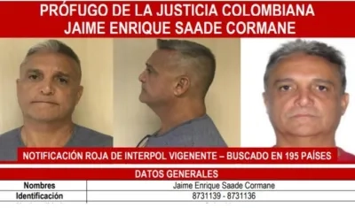 Circular roja de Interpol por Jaime Saade