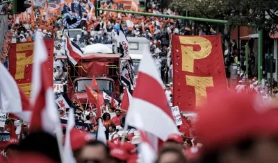 Marcha del primero de mayo en Costa Rica