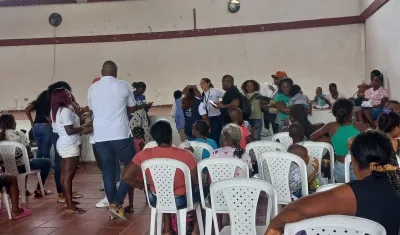 Familias desplazadas en Chocó
