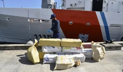 Cocaína incautada en Puerto Rico. 