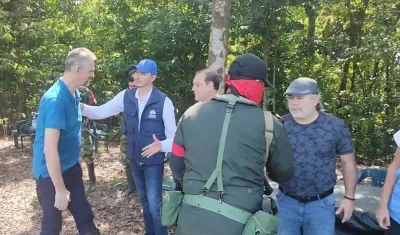 Una comisión humanitaria recibió al ciudadano sueco Ulf Bilger Erlingsson