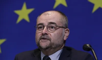 El embajador de la Unión Europea (UE) en Colombia, Gilles Bertrand.