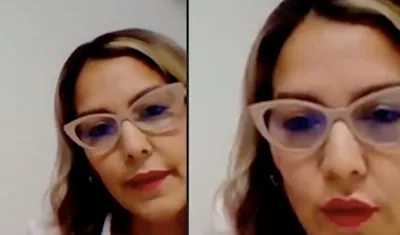 La funcionaria Faicy León Mass.