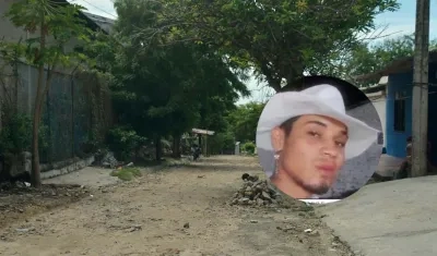 Lugar donde fue asesinado Carlos Daniel De la Rosa