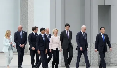 Los líderes del G7.