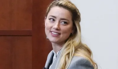 La actriz Amber Heard.