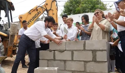 El Alcalde de Barranquilla, Jaime Pumarejo.