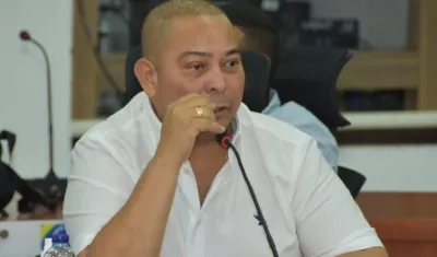 El concejal Juan Carlos Ospino.