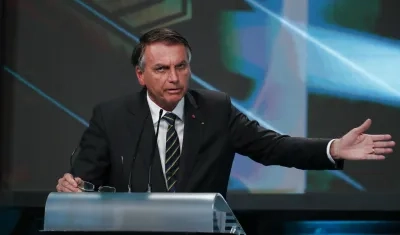 Expresidente brasileño Jair Bolsonaro. 