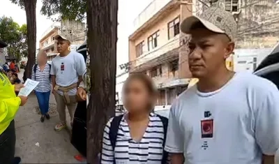 Jonás Pinto tras entregarse el día anterior en la URI de la Fiscalía. 