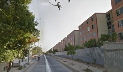 Aspecto del sector donde ocurrió el accidente. 