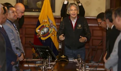 El Presidente de Ecuador, Guillermo Lasso.