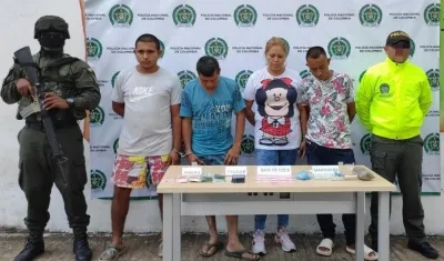 Los cuatro capturados de 'Los Peñates'