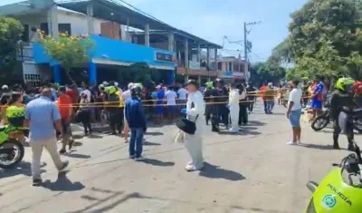 Lugar donde ocurrieron en los hechos, en Santa Marta. 