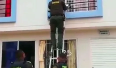 Momento del rescate.