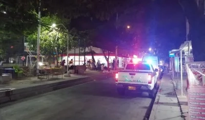 Negocio atacado a bala en  Las Moras