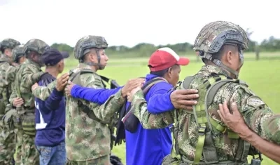 Miembros de la Operación Esperanza.