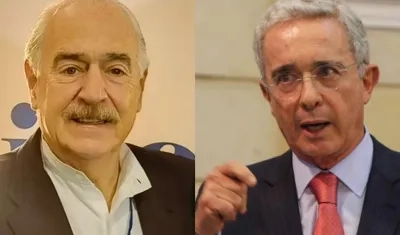 Los expresidentes Andrés Pastrana y Álvaro Uribe