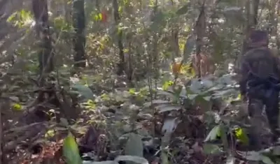 Personal de la 'Operación Esperanza' en la búsqueda de los 4 niños en las selvas de Guaviare y Caquetá.