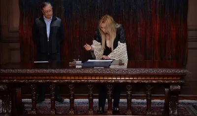 Posesión de la Consejera para las Regiones, Sandra Liliana Ortiz.