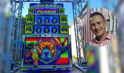 Picó "El Perrín" y su dueño Arnulfo Triana.