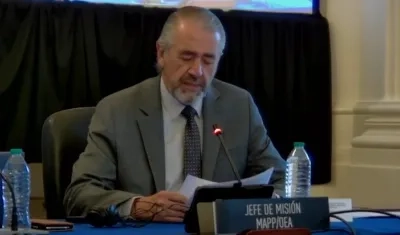 Roberto Menéndez, Jefe de la MAPP/OEA.