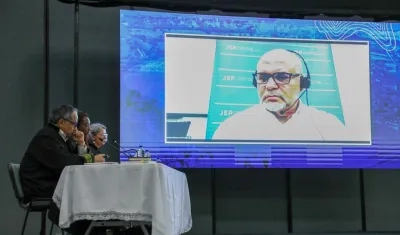 Salvatore Mancuso ante la JEP. 