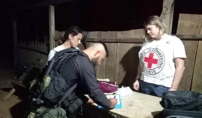 Comité Internacional de la Cruz Roja recibió a un secuestrado que estaba en poder de las FARC.