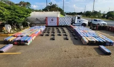 Seis toneladas de marihuana tipo creepy fueron incautadas.