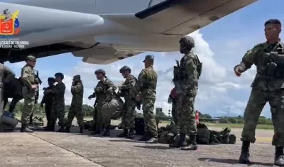 50 hombres adicionales se desplazan a esta hora hasta San José del Guaviare.