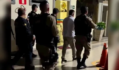 Traslado de Jaime Saade tras su captura