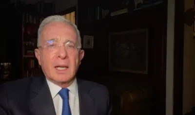 El expresidente colombiano Álvaro Uribe.