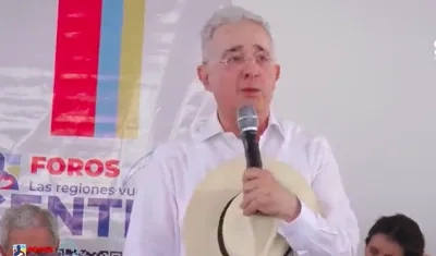 El expresidente Álvaro Uribe Vélez.