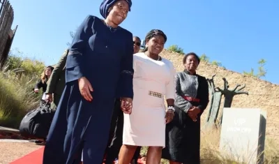 La Vicepresidenta Francia Márquez durante su visita en Sudáfrica.