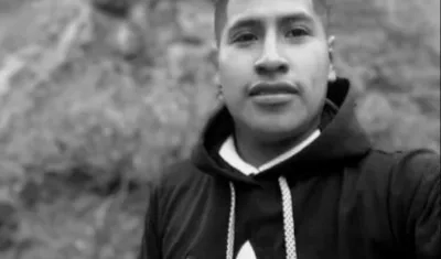 Foto en vida del líder indigena William Vargas.