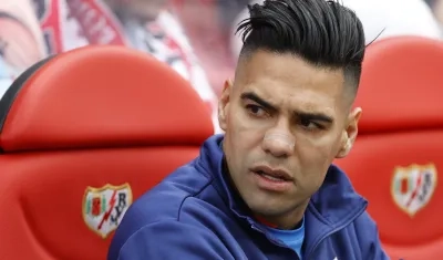 Falcao García se lesionó el 14 de abril contra el Osasuna.