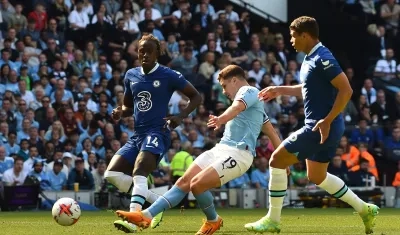 El argentino Julián Álvarez marcó el único gol del partido.