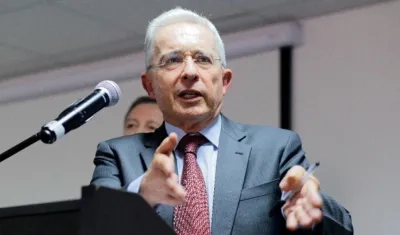 El expresidente Álvaro Uribe.