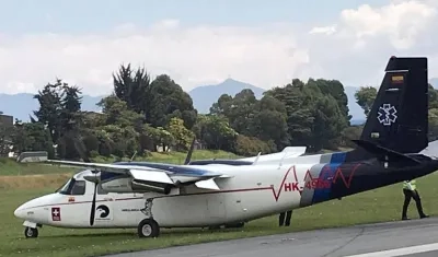 Foto referencia de avioneta