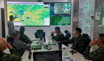 La búsqueda se ha intensificado con la llegada de nuevo personal de las Fuerzas Militares.