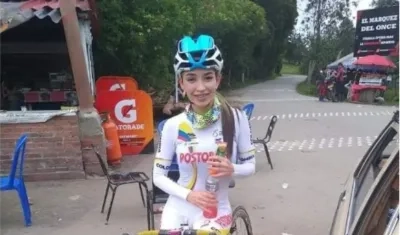 Ana María Bustamante, ciclista fallecida.