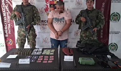 El Ejército mostró al único capturado por el secuestro de seis personas en Meta.