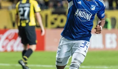 Óscar Cortés, jugador de Millonarios.