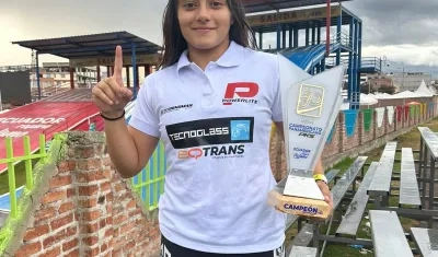 Sharid Fayad se colgó el oro en la categoría junior. 