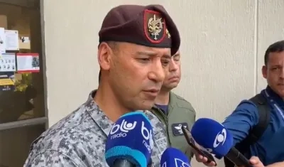 El general Pedro Sánchez, jefe del Comando Conjunto de Operaciones Especiales de las Fuerzas Militares.